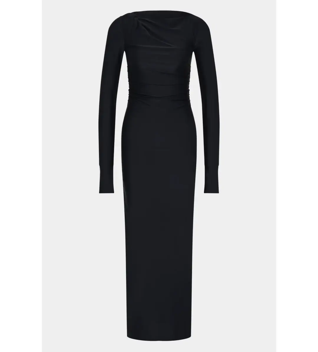 Sir the Label Elm Long Sleeve Midi Dress in Black Size 8/S for rent on The Volte - main image