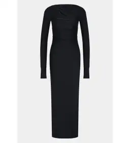 Sir the Label Elm Long Sleeve Midi Dress in Black Size 8/S for rent on The Volte - image 5