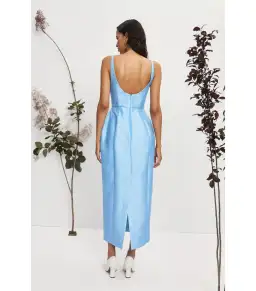 Alemais Donata Taffeta Gown Blue Size AU 8 for rent on The Volte - image 3