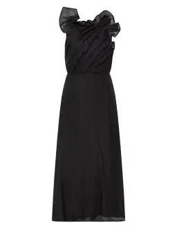 Aje Genesis Midi Dress Black Size AU 8 for rent on The Volte - image 6