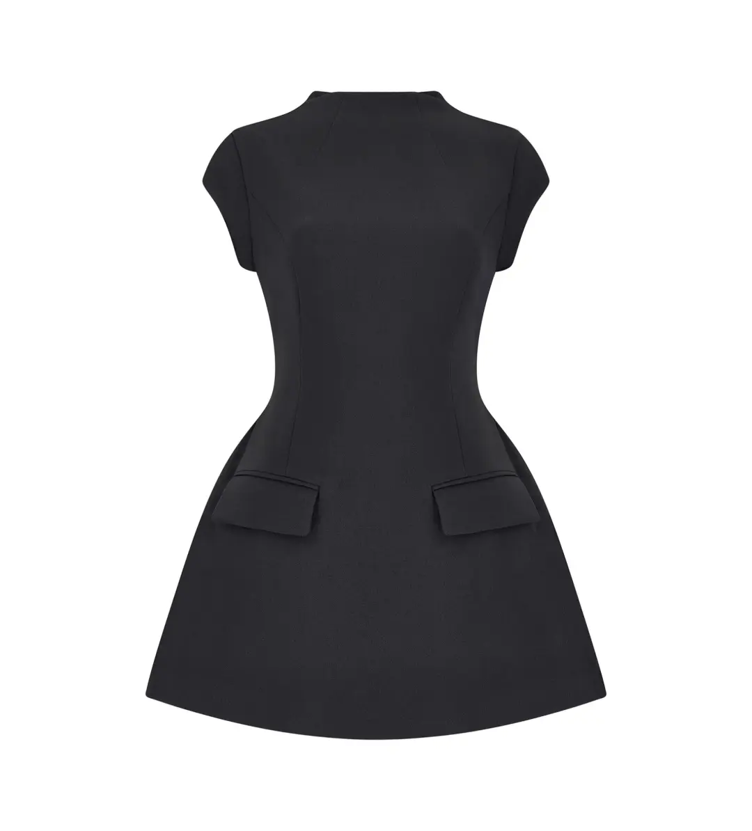 Odd Muse The Ultimate Muse Cap Sleeve Mini Dress Black Size S/AU 8 for rent on The Volte - main image