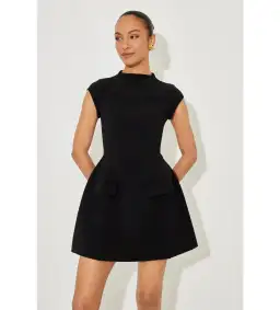 Odd Muse The Ultimate Muse Cap Sleeve Mini Dress Black Size S/AU 8 for rent on The Volte - image 4