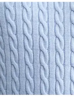 Sportscraft Merino Wool Baby Cable Sweater Pale Blue Size AU 8 for rent on The Volte - image 5