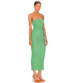 L'Idee Aurore Midi Dress Sea Green Size AU 8 for rent on The Volte - image 3