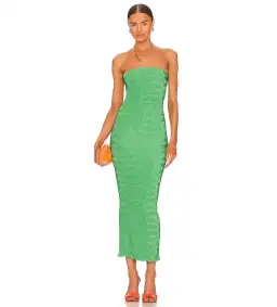 L'Idee Aurore Midi Dress Sea Green Size AU 8 for rent on The Volte - image 1
