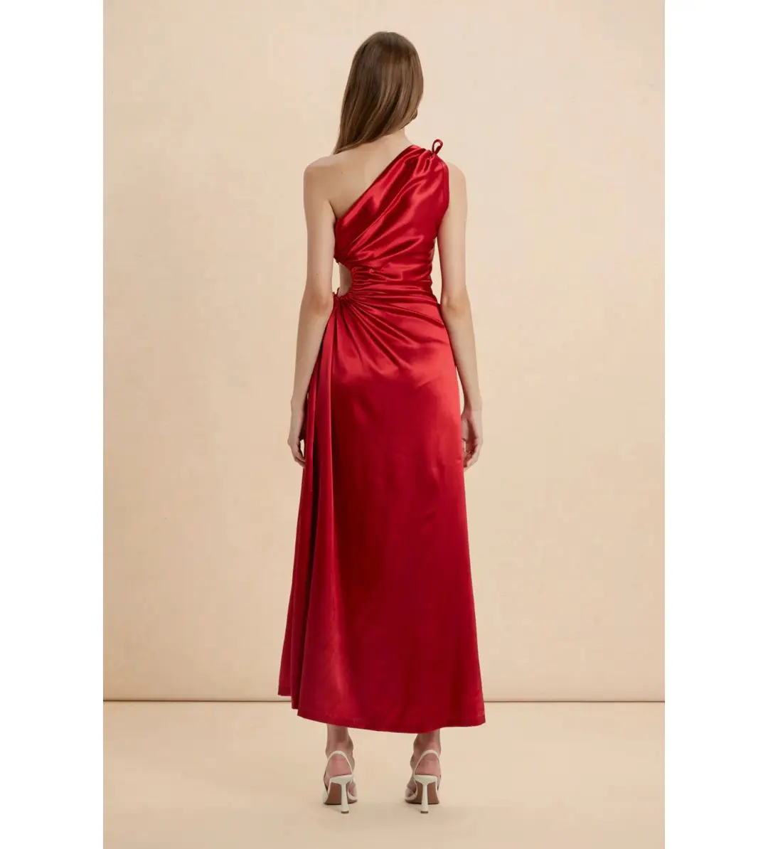 Sonya Moda Nour Maxi Dress Scarlet Red Size AU 8 for rent on The Volte - main image