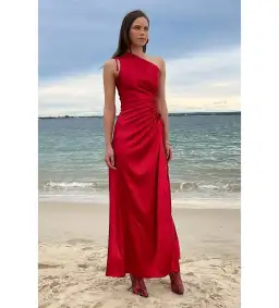 Sonya Moda Nour Maxi Dress Scarlet Red Size AU 8 for rent on The Volte - image 2