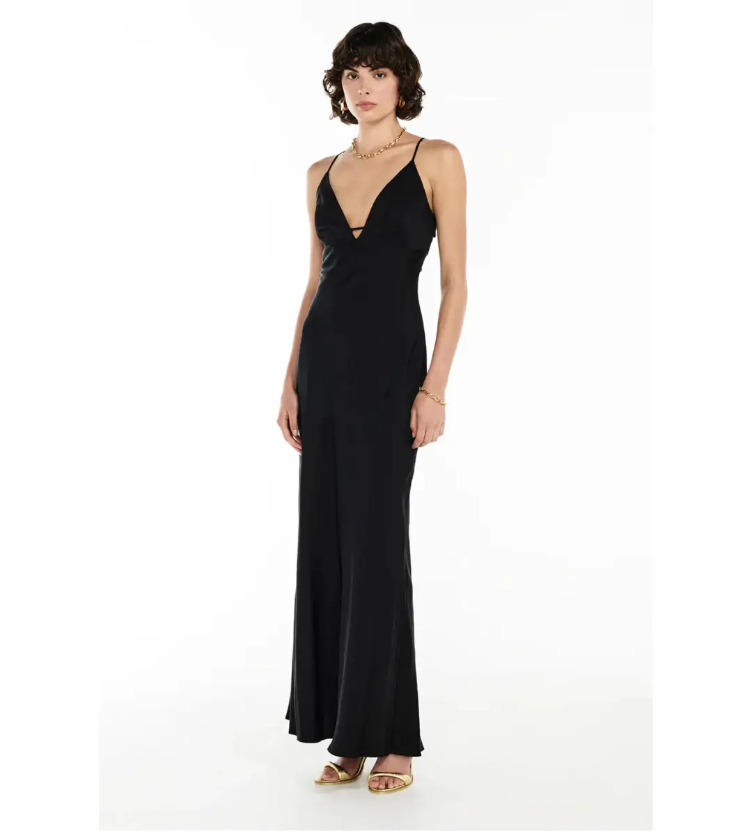 Manning Cartell Time to Shine Slip Dress in Black Size XXS / AU 4 for rent on The Volte - main image