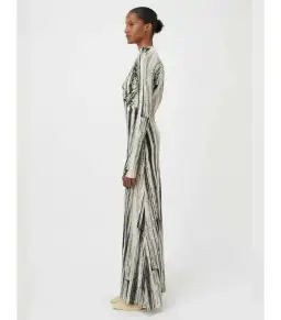 Camilla and Marc Arch Long Sleeve Midi Dress in Black Print Size AU 8 for rent on The Volte - image 3