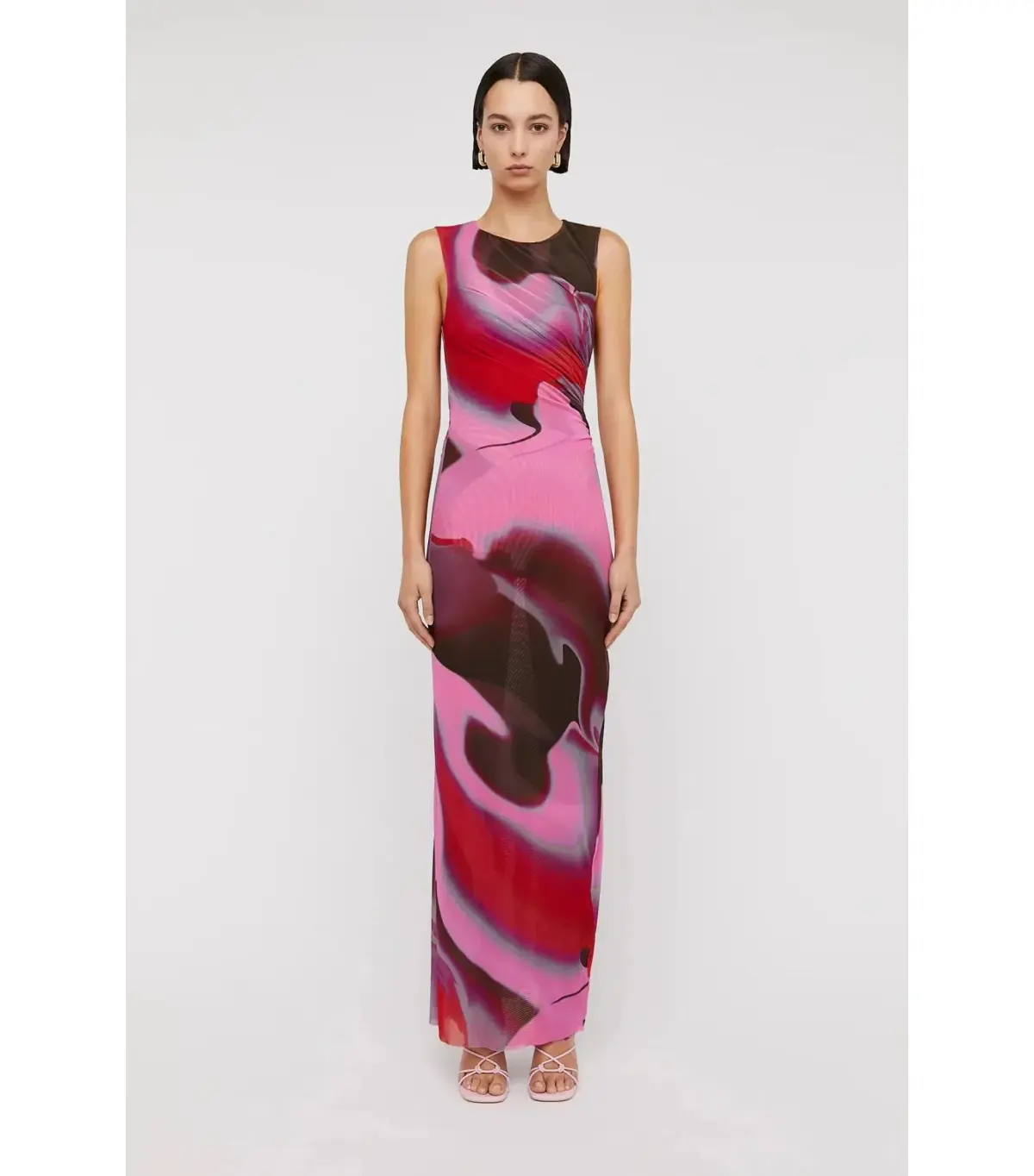 Scanlan Theodore Italian Watercolour Dress in Raspberry Size S / AU 8  - Image 1