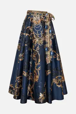 Camilla Moonlight Melodie Maxi Wrap Skirt & Top Set Print Size 12 for rent on The Volte - image 3