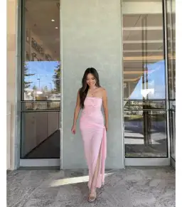 Natalie Rolt Miranda Gown Blossom Pink Size 1 / AU 8 for rent on The Volte - image 2