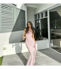 Natalie Rolt Miranda Gown Blossom Pink Size 1 / AU 8 for rent on The Volte - image 1