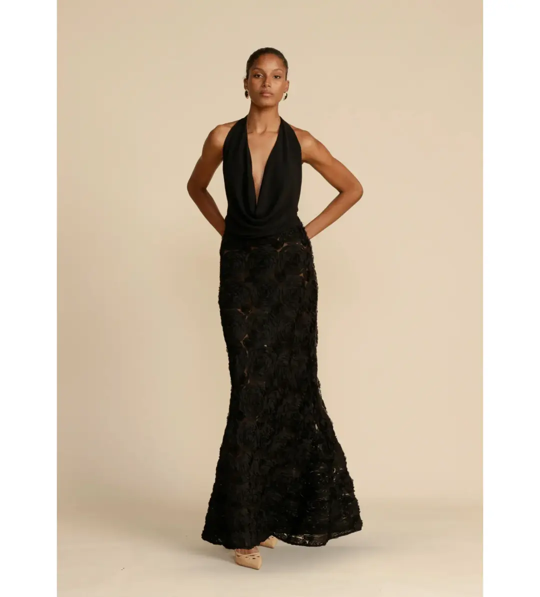 Arcina Ori Adriana Maxi Dress Black Size XS/AU 6 for rent on The Volte - main image