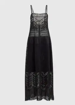 Zimmermann Halliday Lace Trim Slip Dress Black Size 3 / AU 14 for rent on The Volte - image 3