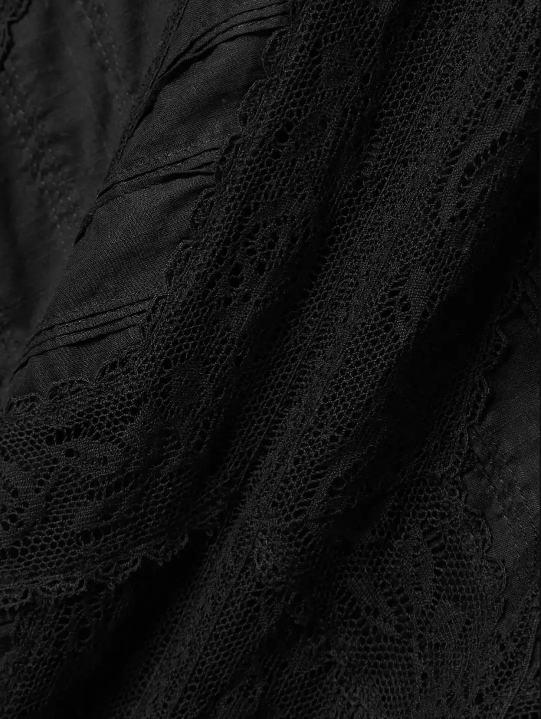 Zimmermann Halliday Lace Trim Slip Dress Black Size 3 / AU 14 for rent on The Volte - main image