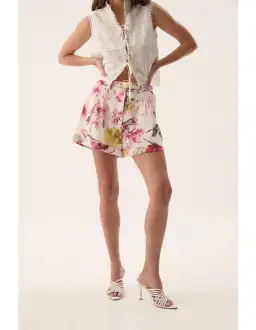 Aje Fleur Short Floral Size 10