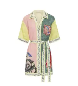Rochester Mini Shirtdress Multi Size 10 for rent on The Volte - image 4