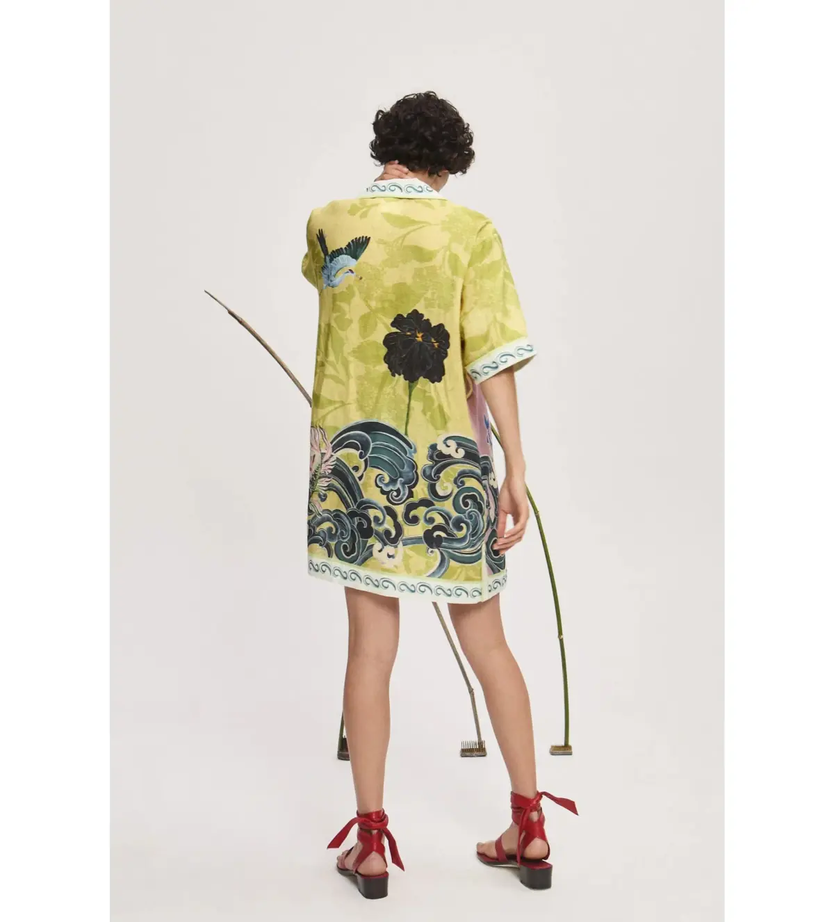 Rochester Mini Shirtdress Multi Size 10 - Image 3