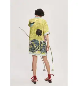 Rochester Mini Shirtdress Multi Size 10 for rent on The Volte - image 3