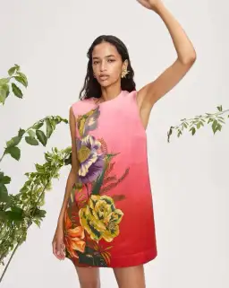 Alemais Inez Mini Dress Pink Size AU 8