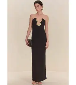 Cult Gaia Abril Gown In Black for rent on The Volte - image 1