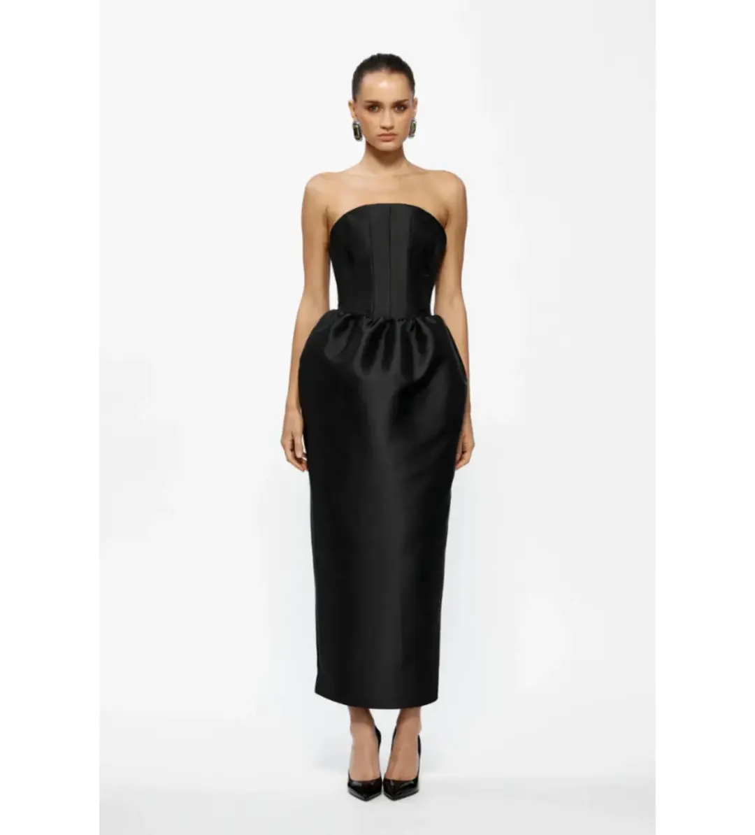 Effie Kats Lillia Dress in Black Size M/AU 10 for rent on The Volte - main image