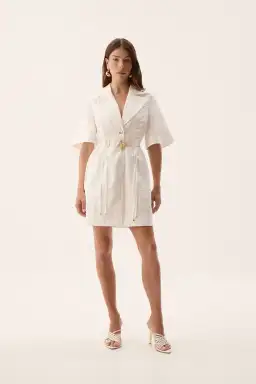 Aje Ana Mini Dress Ivory Size 12 for rent on The Volte - image 2