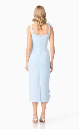 Elliatt Chantelle 3D Midi Dress In Blue Size 8/S for rent on The Volte - image 4