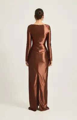 Tojha Hadleigh Maxi Dress Brown Size S / AU 8 for rent on The Volte - image 5