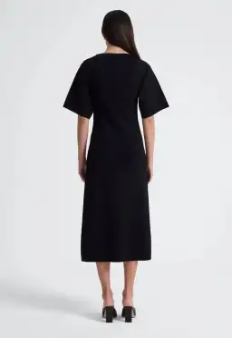 Jac + Jack Write Midi Dress Black Size AU 6 for rent on The Volte - image 2