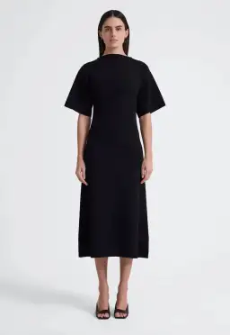 Jac + Jack Write Midi Dress Black Size AU 6 for rent on The Volte - image 1