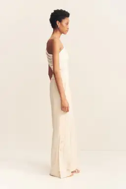 Shona Joy Irena Side Split Button Pant in Rice Size for rent on The Volte - image 4