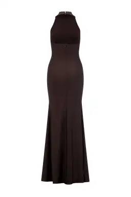 Alamour Santana Chocolate Maxi Dress Size 12 for rent on The Volte - image 2
