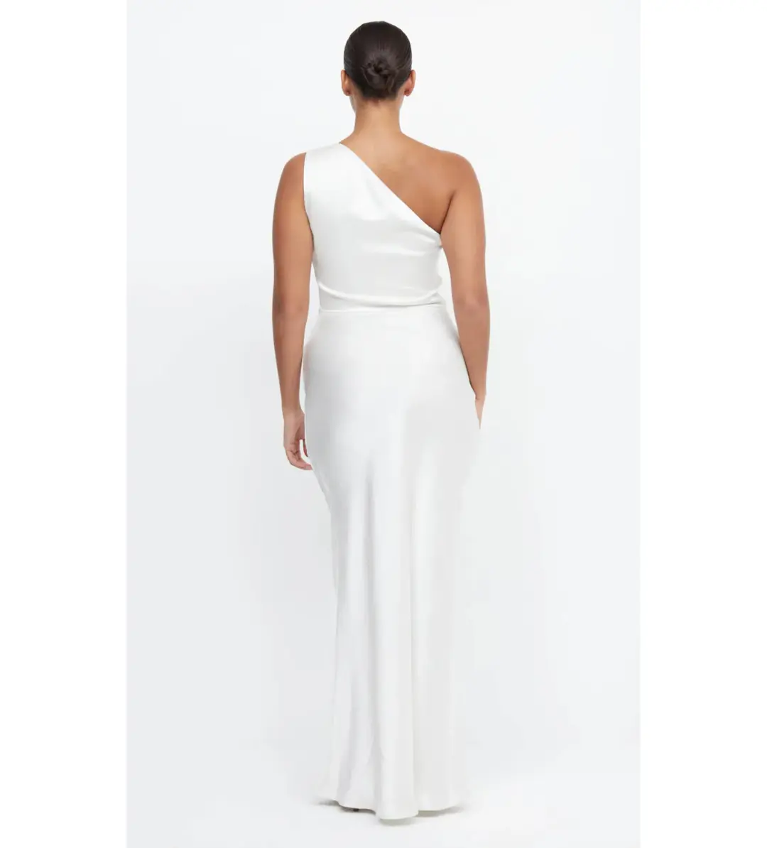 Bec & Bridge The Dreamer Asym Maxi Dress in Ivory Size 12 for rent on The Volte - main image