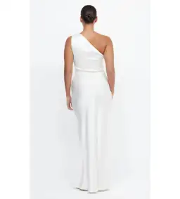 Bec & Bridge The Dreamer Asym Maxi Dress in Ivory Size 12 for rent on The Volte - image 2