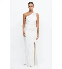 Bec & Bridge The Dreamer Asym Maxi Dress in Ivory Size 12 for rent on The Volte - image 1