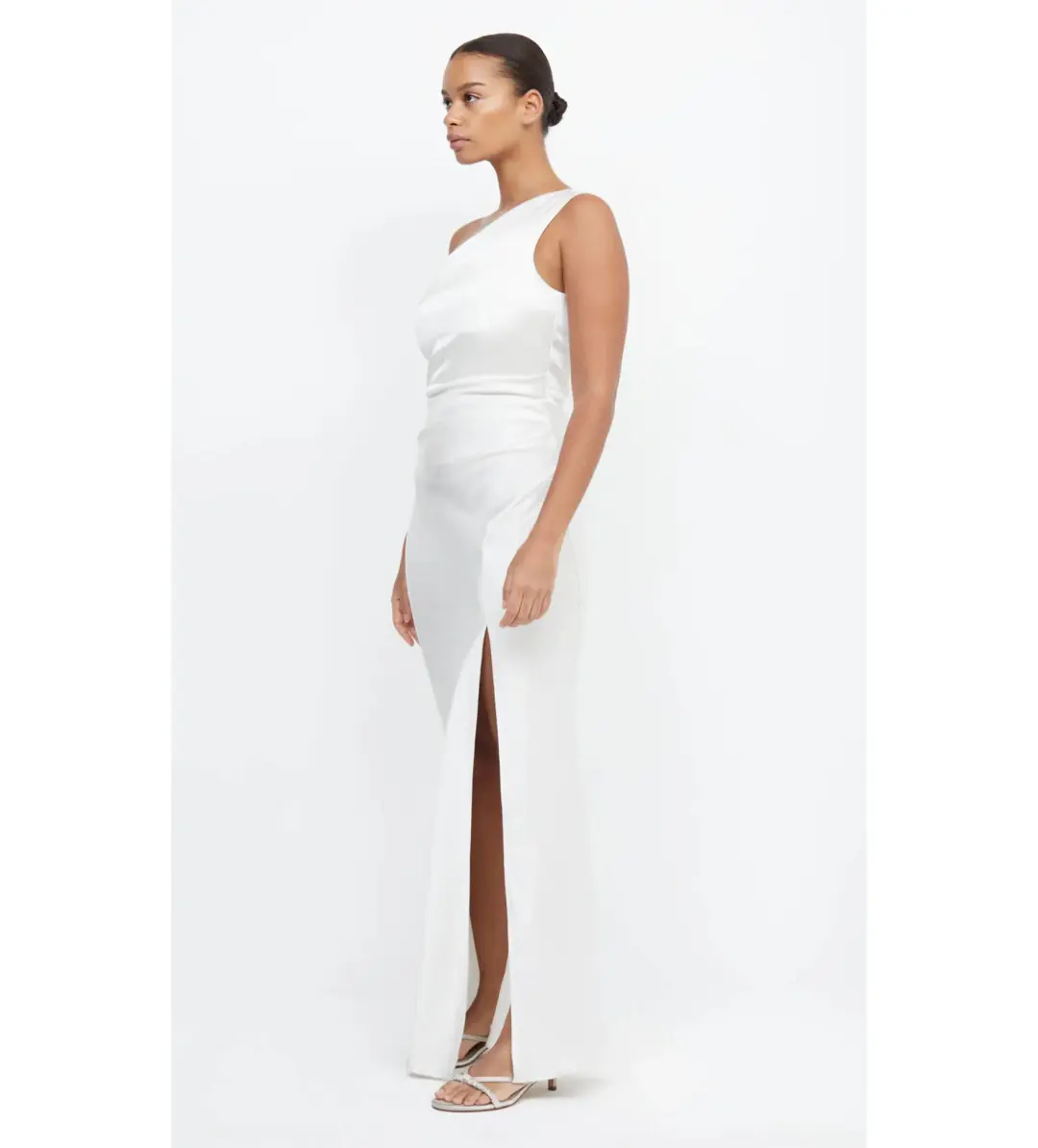Bec & Bridge The Dreamer Asym Maxi Dress in Ivory Size 12 for rent on The Volte - main image