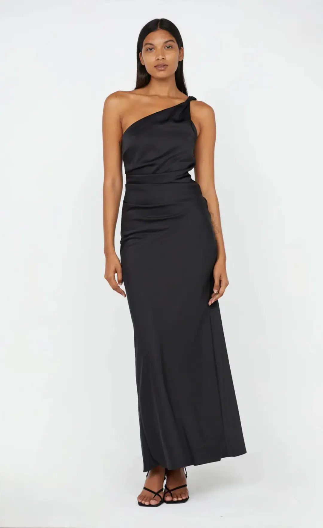 Bec & Bridge Lunetta Asym Maxi Dress Black Size 12 for rent on The Volte - main image