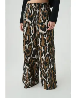 Aje Sienna Denim Jeans Animal Print for rent on The Volte - image 2