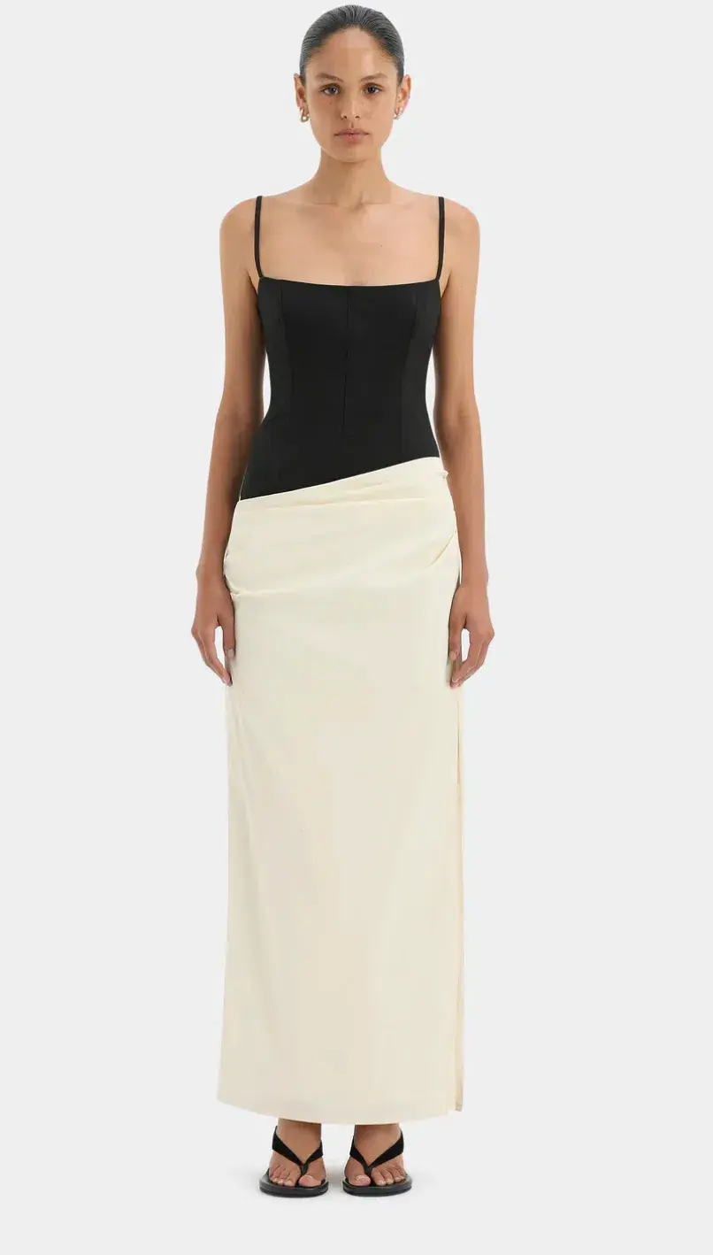 Sir the Label Florent Bodice Gown Black Size 2 / AU 10 for rent on The Volte - main image