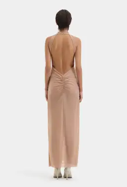Sir the Label Ruby Open Back Gown Light Tan Size AU 8 for rent on The Volte - image 2