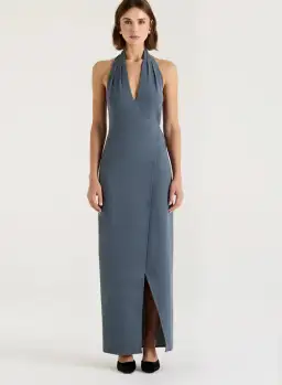 Henne Vida Maxi Dress Slate Size 8 for rent on The Volte - image 1