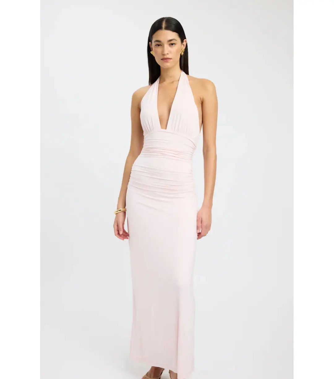 Kookai Leni Maxi Dress in Heavenly Pink Size AU 10 for rent on The Volte - main image