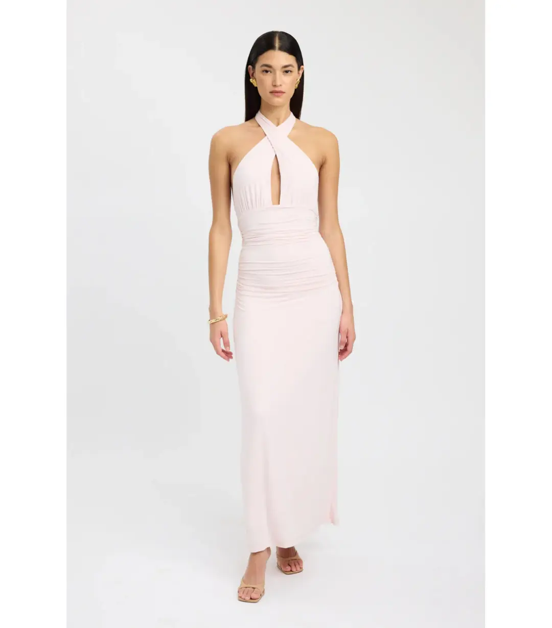 Kookai Leni Maxi Dress in Heavenly Pink Size AU 10 for rent on The Volte - main image