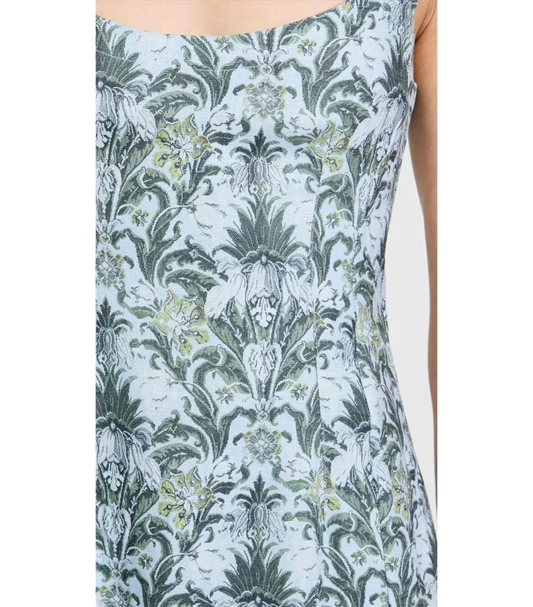 Faithfull The Brand Sanne Mini Dress in Aurora Size AU 6 for rent on The Volte - main image