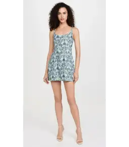 Faithfull The Brand Sanne Mini Dress in Aurora Size AU 6 for rent on The Volte - image 1