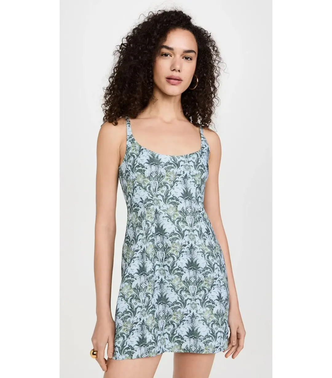 Faithfull The Brand Sanne Mini Dress in Aurora Size AU 6 for rent on The Volte - main image