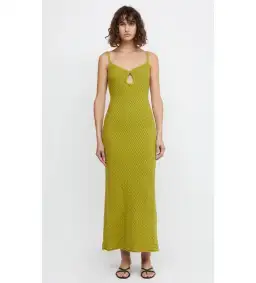 Bec and Bridge Effie Knit Key Maxi Dress in Fern Green Size 10 for rent on The Volte - image 1