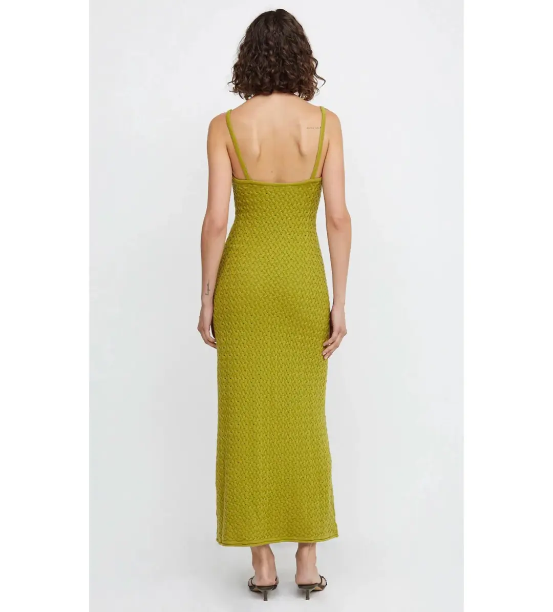 Bec and Bridge Effie Knit Key Maxi Dress in Fern Green Size 10 for rent on The Volte - main image